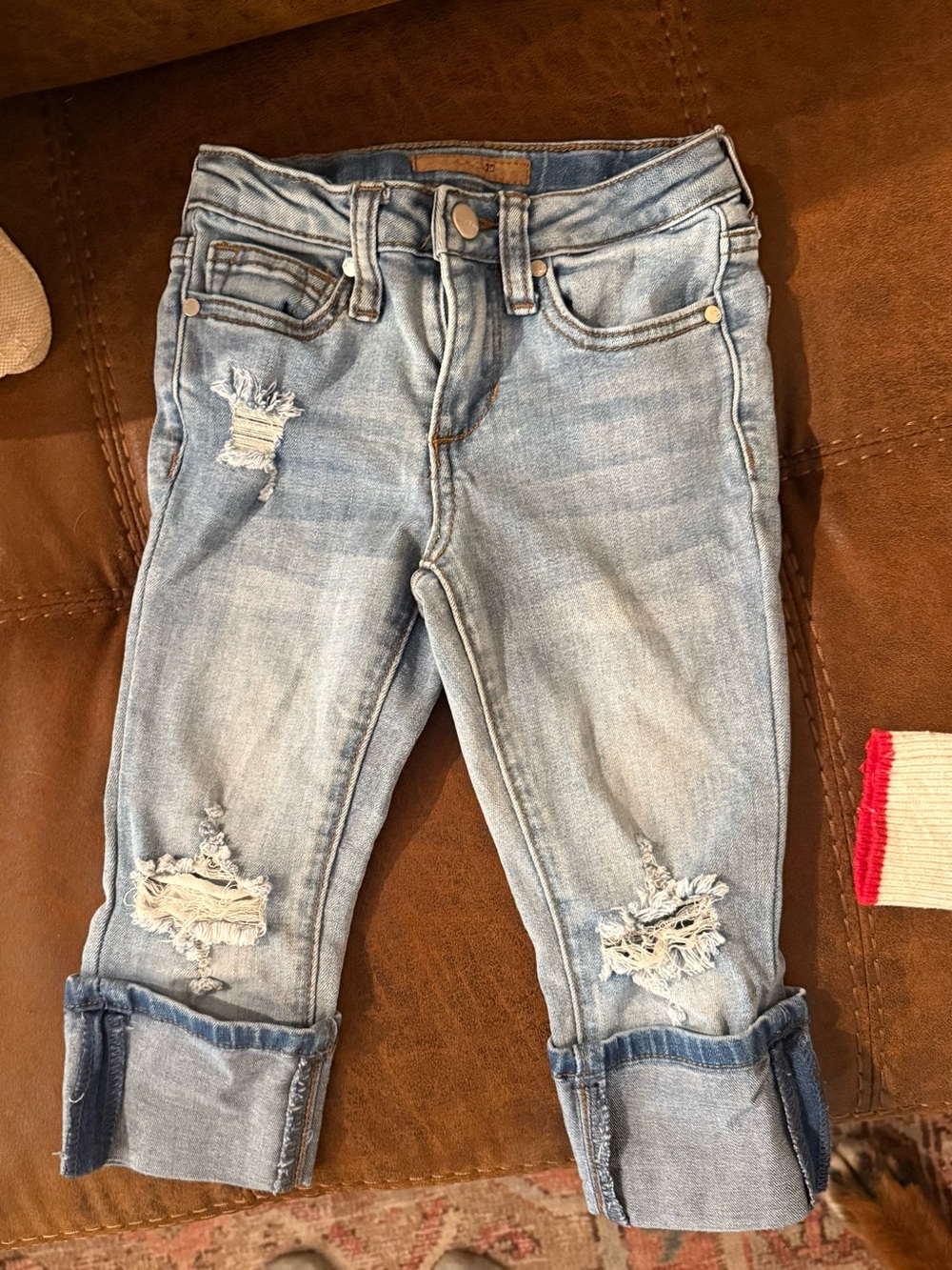 Kids Joe's Jeans Light Blue Distressed Jeans